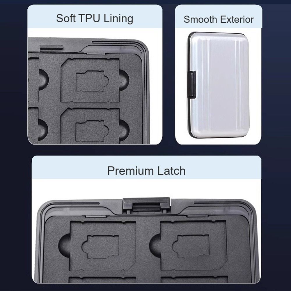 Memory Card Case - 16 Slot Memory Card Case Dual