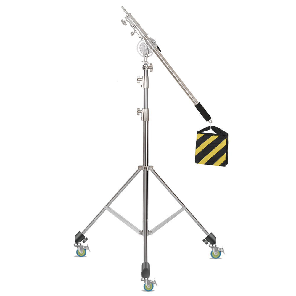 Photography Basics - SH 2.8M Stainless Steel Light Stand