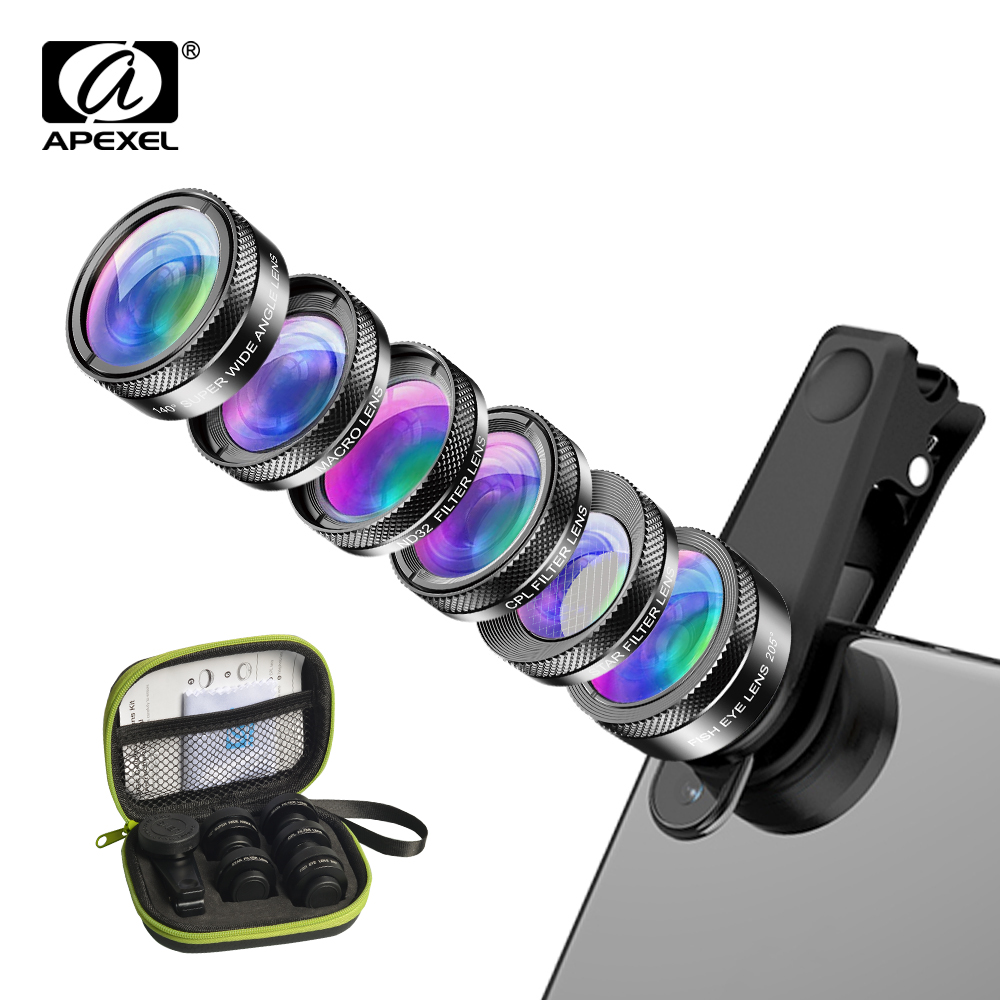 Photography Kit Xiaomi 15T Pro - APEXEL Universal 6 in 1 Phone