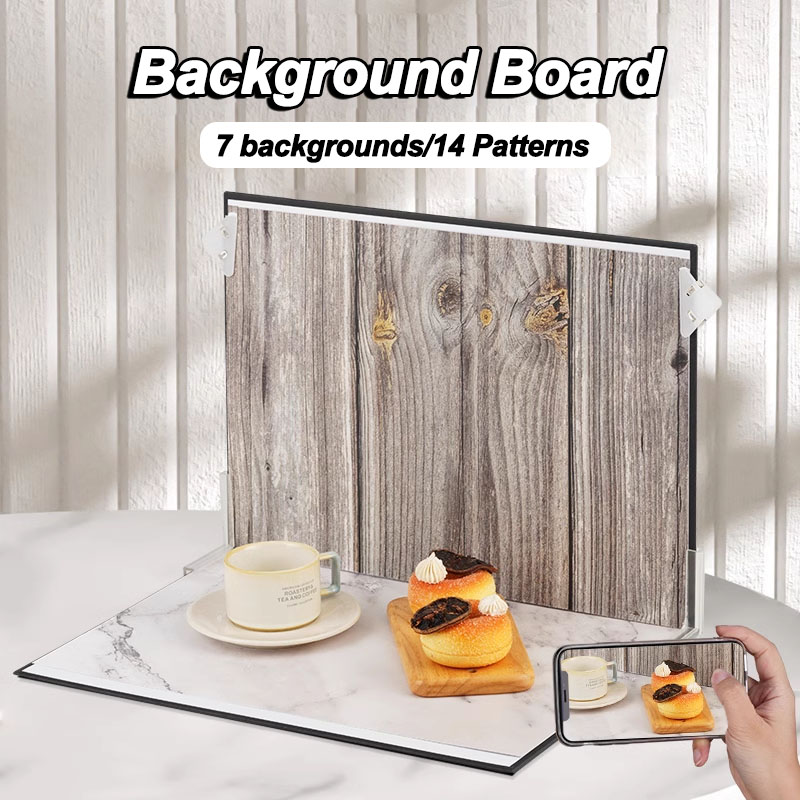 Photography Backdrop Muslin - 29x21cm Photography Backdrop Board 7 Pcs