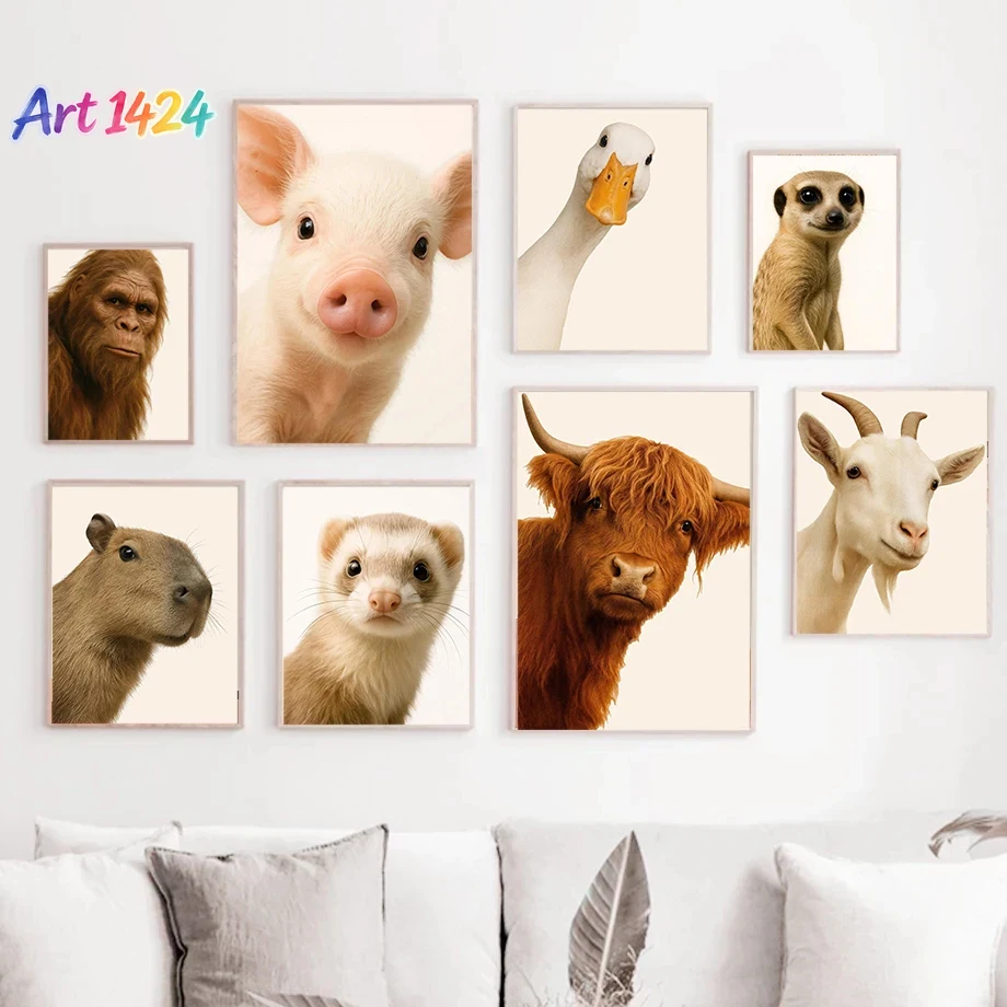 Photography Interest - 1pc frameless canvas painting Interesting And