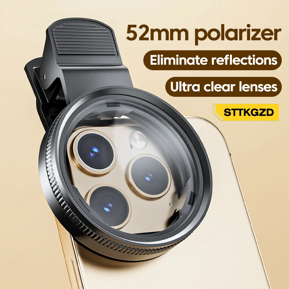 Photography Kit Xiaomi 15T Pro - New 52mm CPL Mobile Phone Lens