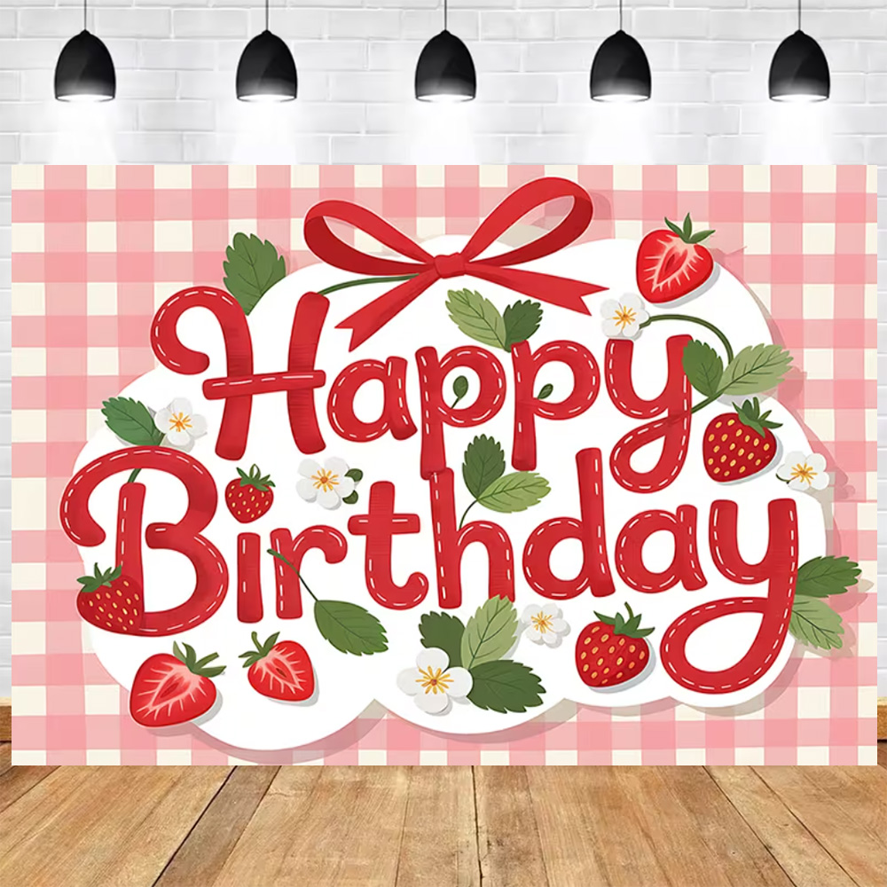 Sweet Strawberry Happy Birthda - Photography Cheat Sheet recension och pris