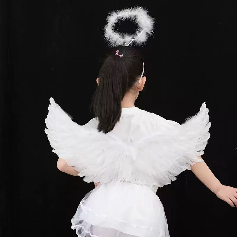 Angel Feather Wings + Headband - Photography Cheat Sheet recension och pris