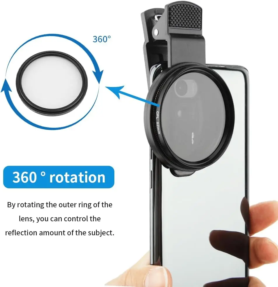 MINI 52mm Clip-on Phone Filter - Photography Kit Xiaomi 15T Pro recension och pris