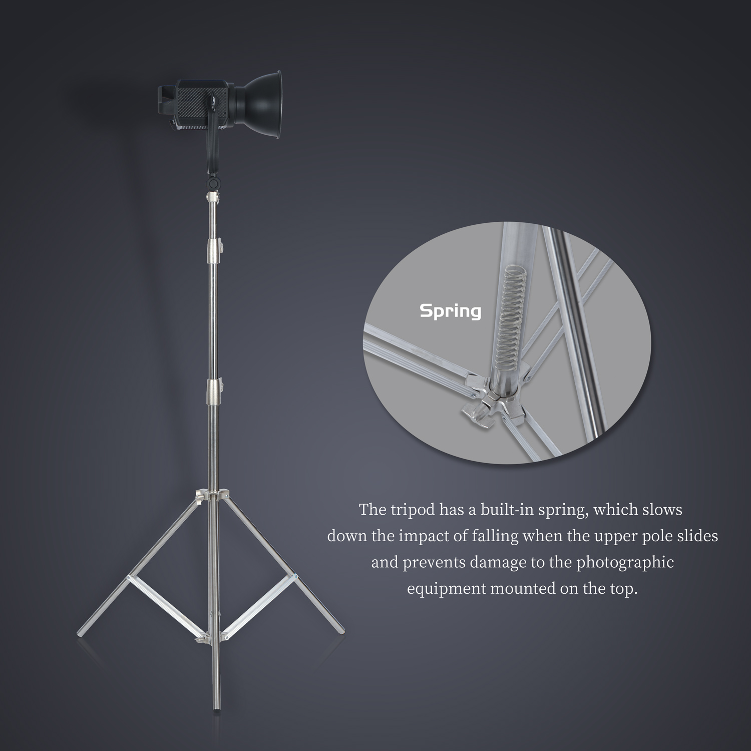 SH 2.8M Stainless Steel Light  - Photography Basics recension och pris