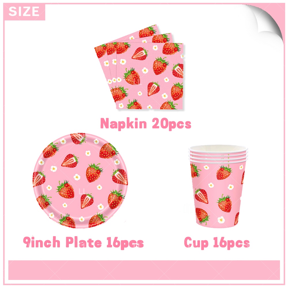 Strawberry Background Birthday - Photography Cheat Sheet recension och pris