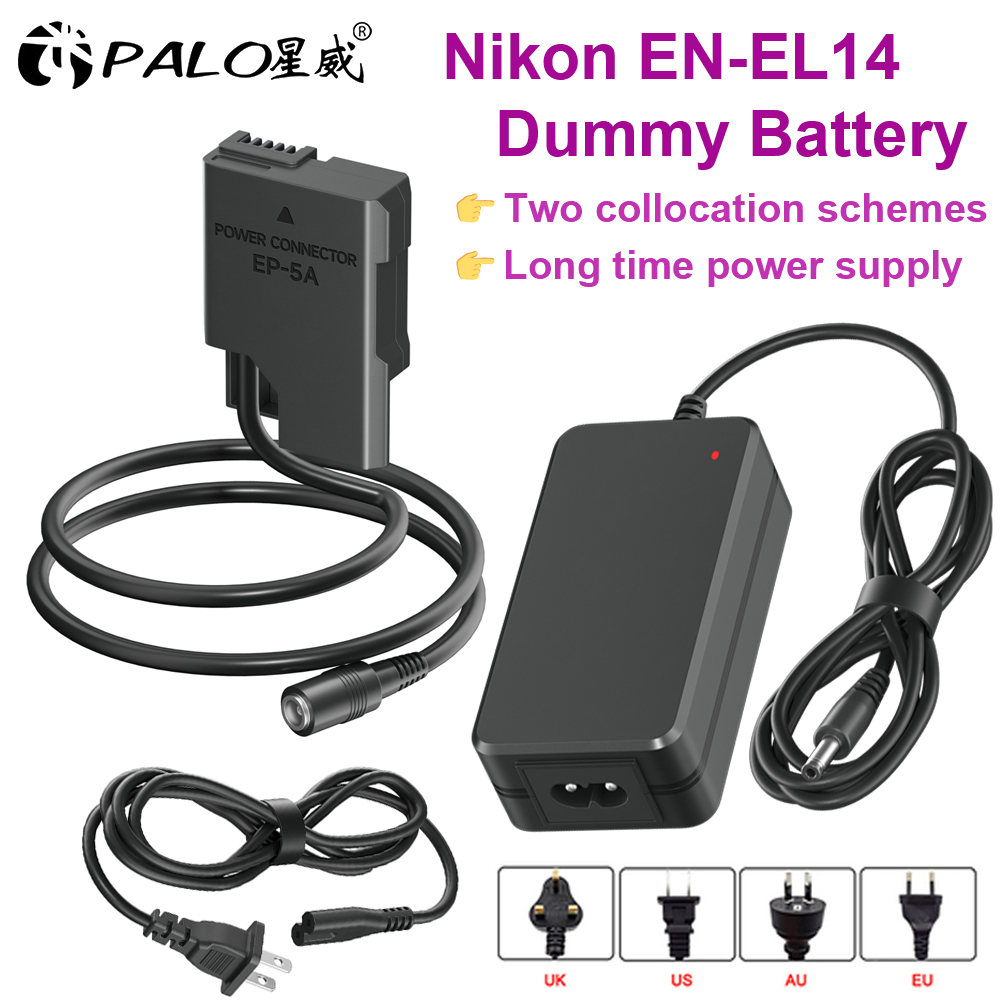 EN-EL14 EL14A EP-5A Dummy Batt - Nikon Camera D3500 recension och pris