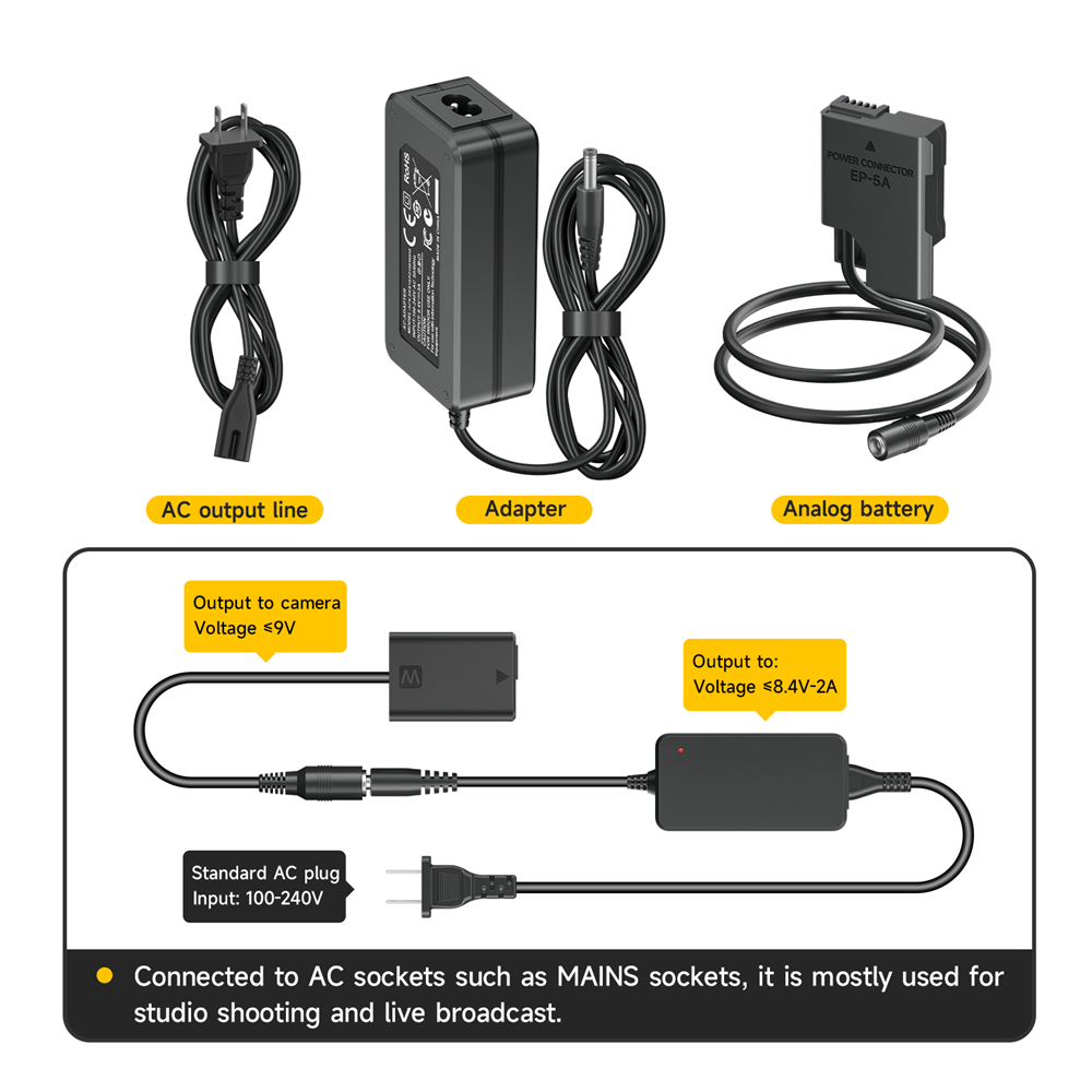 EN-EL14 EL14A EP-5A Dummy Batt - Nikon Camera D3500 recension och pris