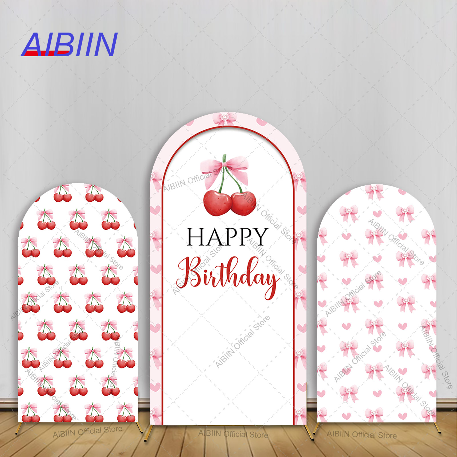 Girl Cherry Happy Birthday Arc - Photography Zone System recension och pris