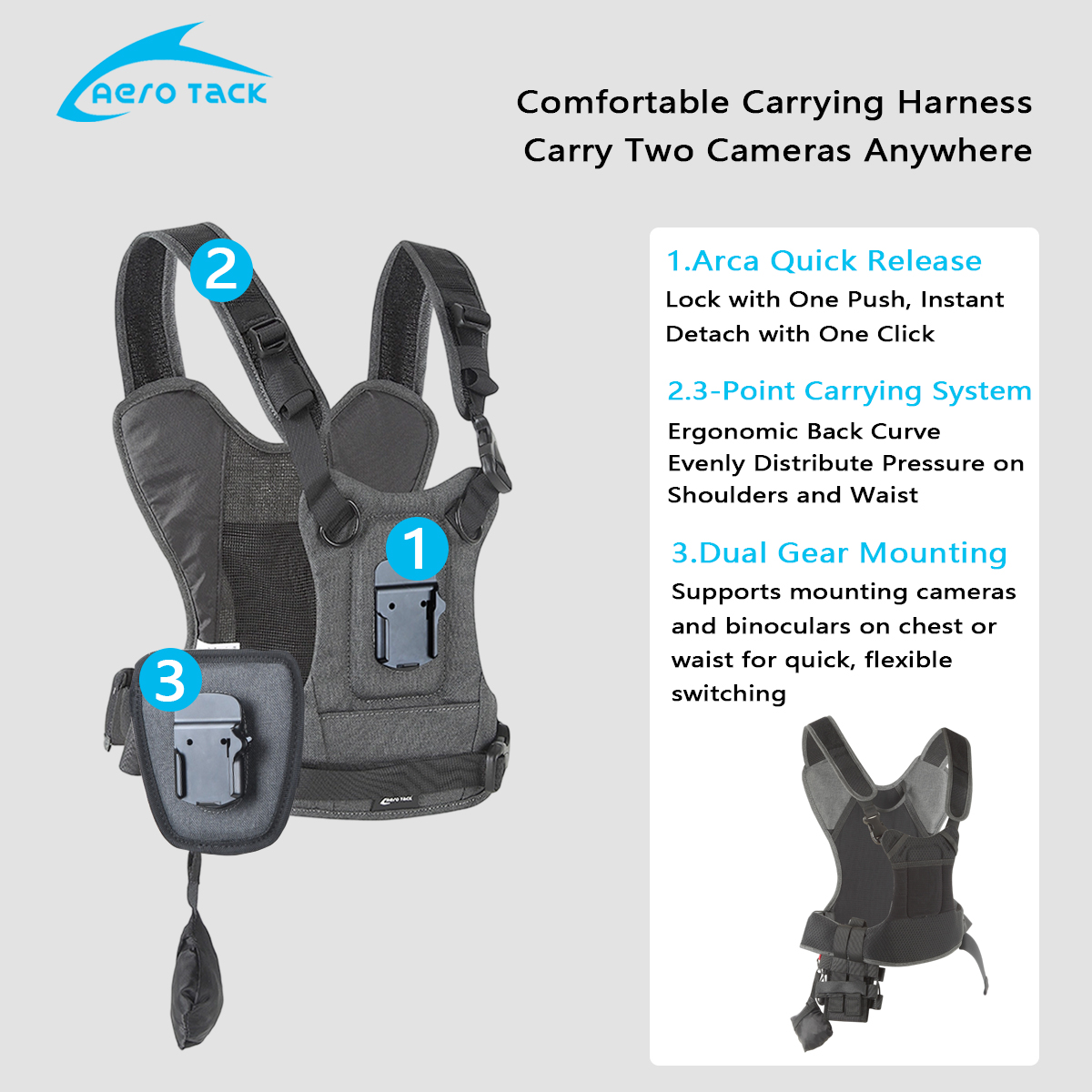 Aero Tack G3 Camera Strap,Doub - Photography Zone System recension och pris