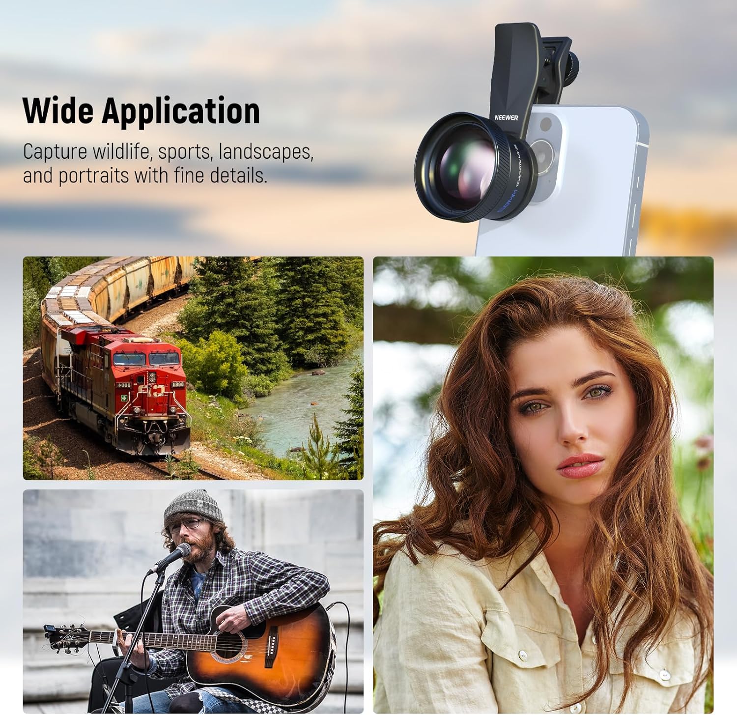 NEEWER 58mm/18mm Telephoto Len - Photography Kit Xiaomi 15T Pro recension och pris
