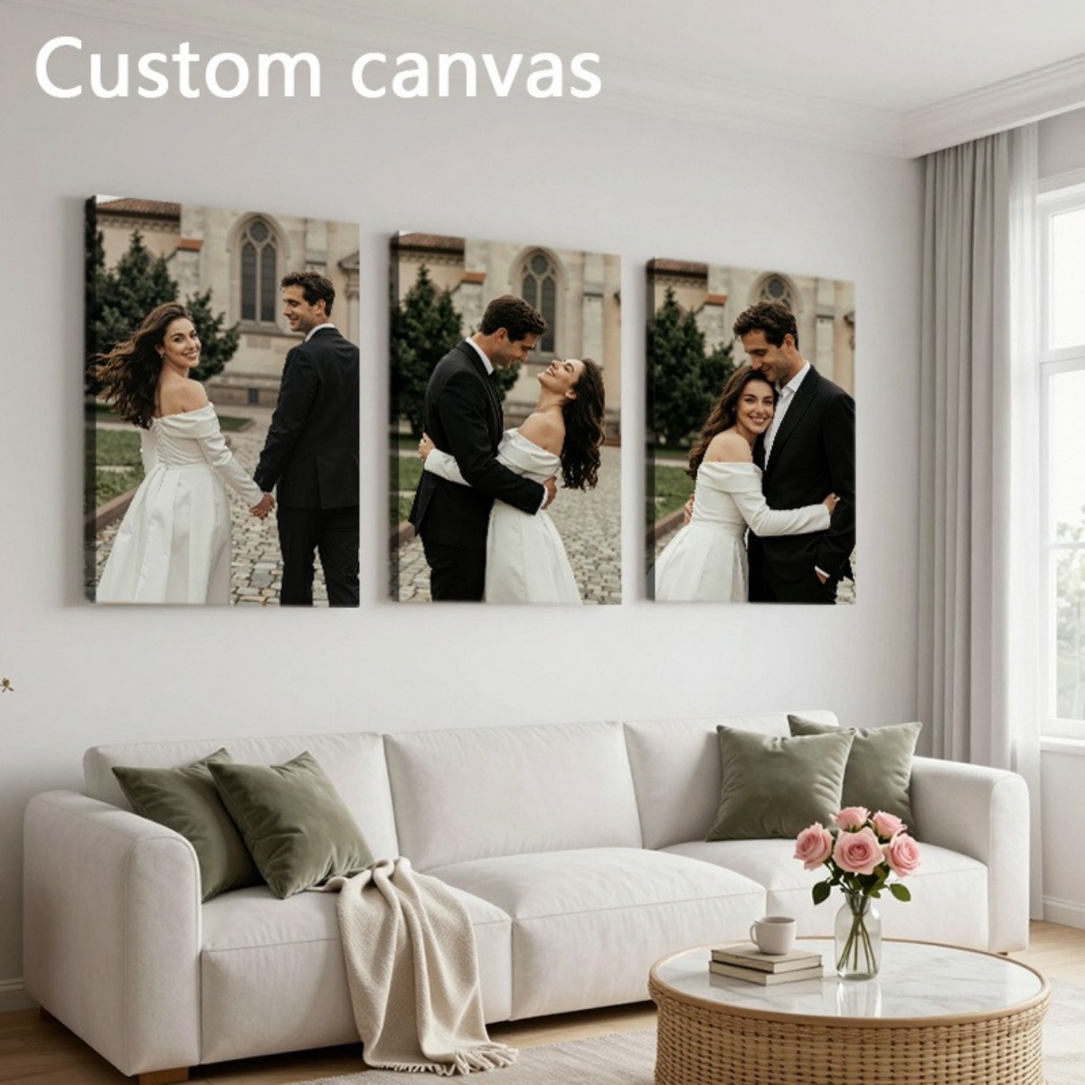 Set of 3 Custom Photo Canvas P - Photography Ideas recension och pris
