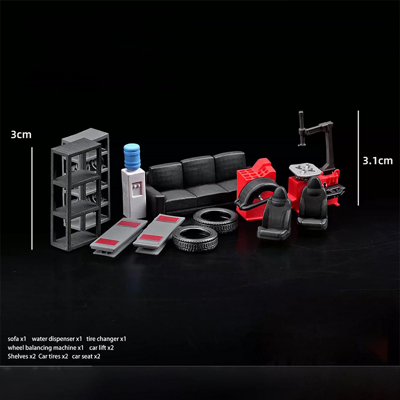 1:64 Car Repair Shop Prop Set  - Photography Model recension och pris