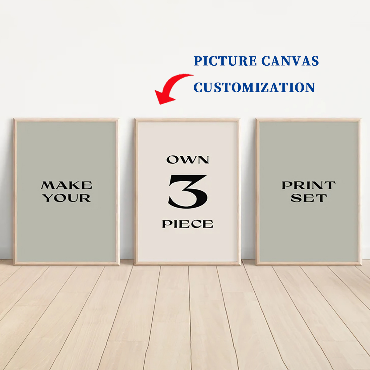 3pcs unframe custom canvas pos - Photography Poster recension och pris