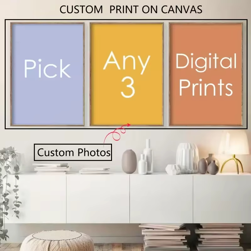 3pcs unframe custom canvas pos - Photography Poster recension och pris