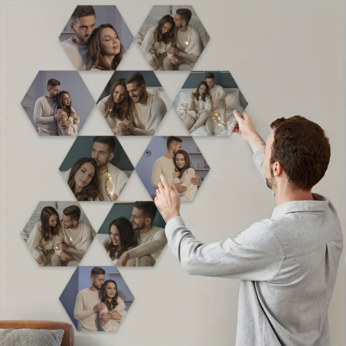 Custom Wall Decor — Modern Hex - Photography Ideas recension och pris