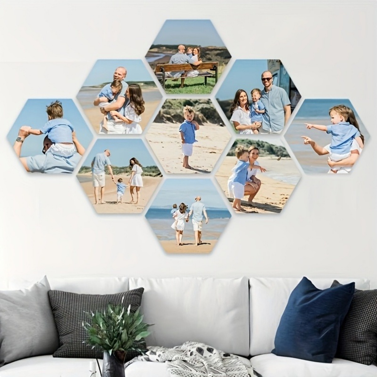 Custom Wall Decor — Modern Hex - Photography Ideas recension och pris