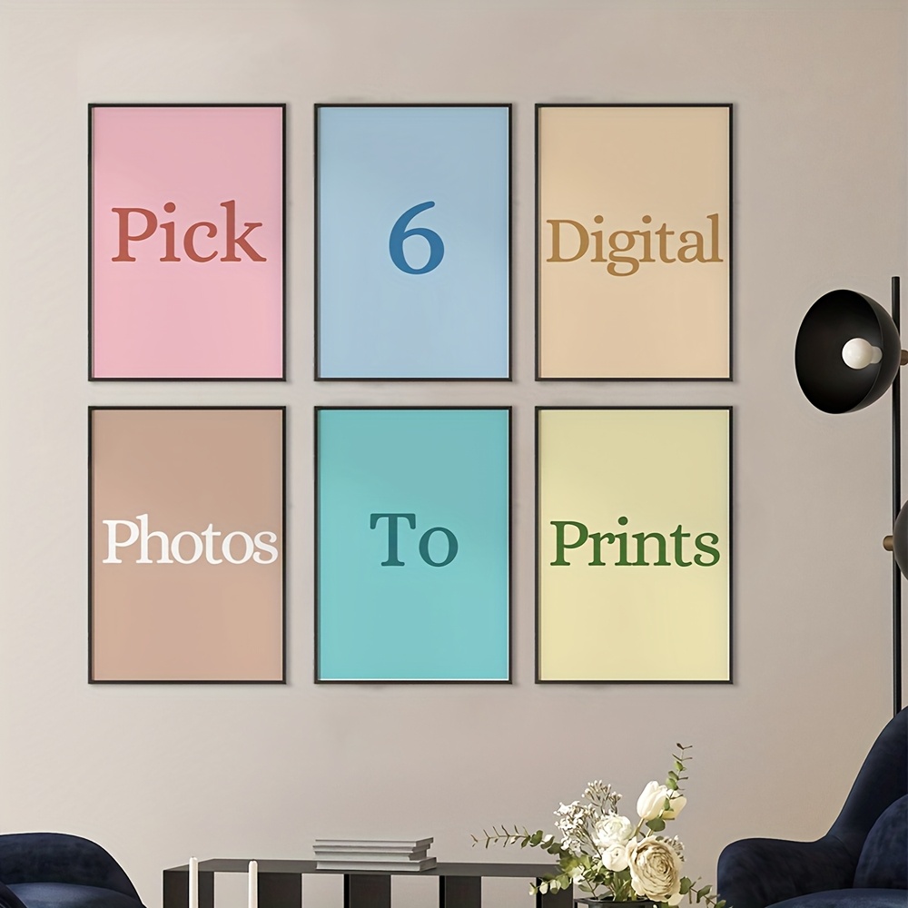 6pcs/set Personalized Custom C - Photography Poster recension och pris