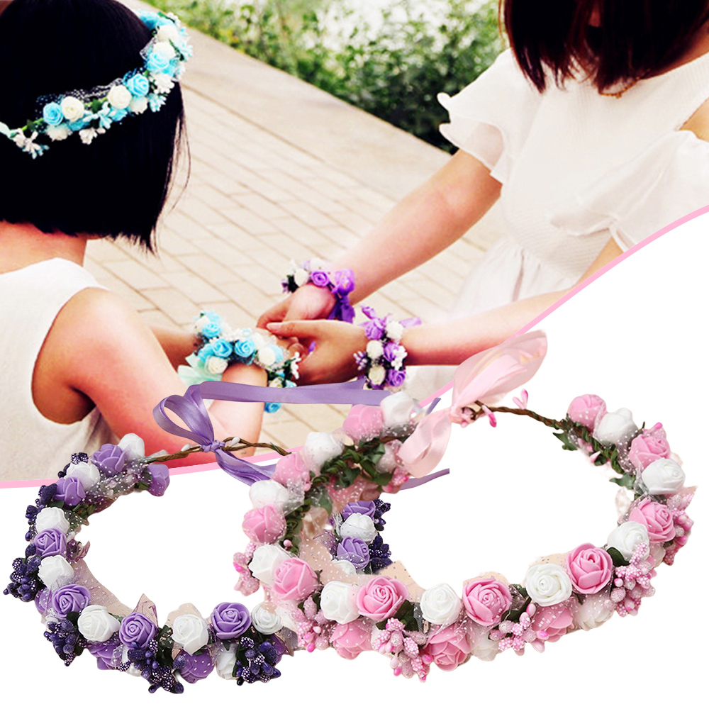 Fairy Flower Hair Crown Colorf - Photography Cheat Sheet recension och pris