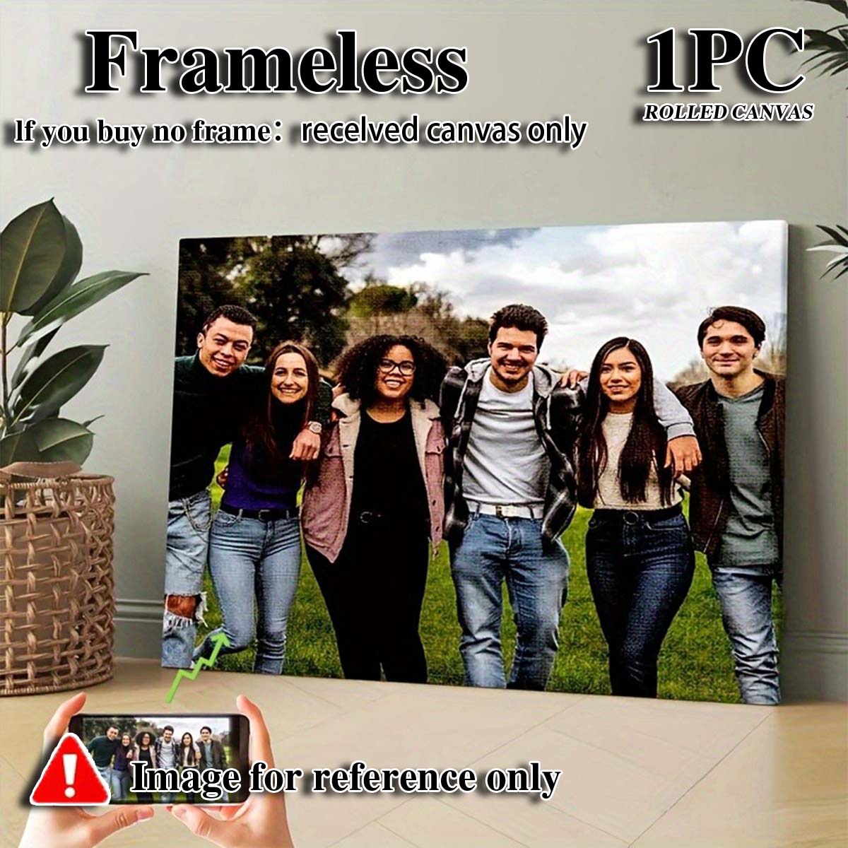 Custom 2D Photo Canvas Wall Ar - Photography Ideas recension och pris