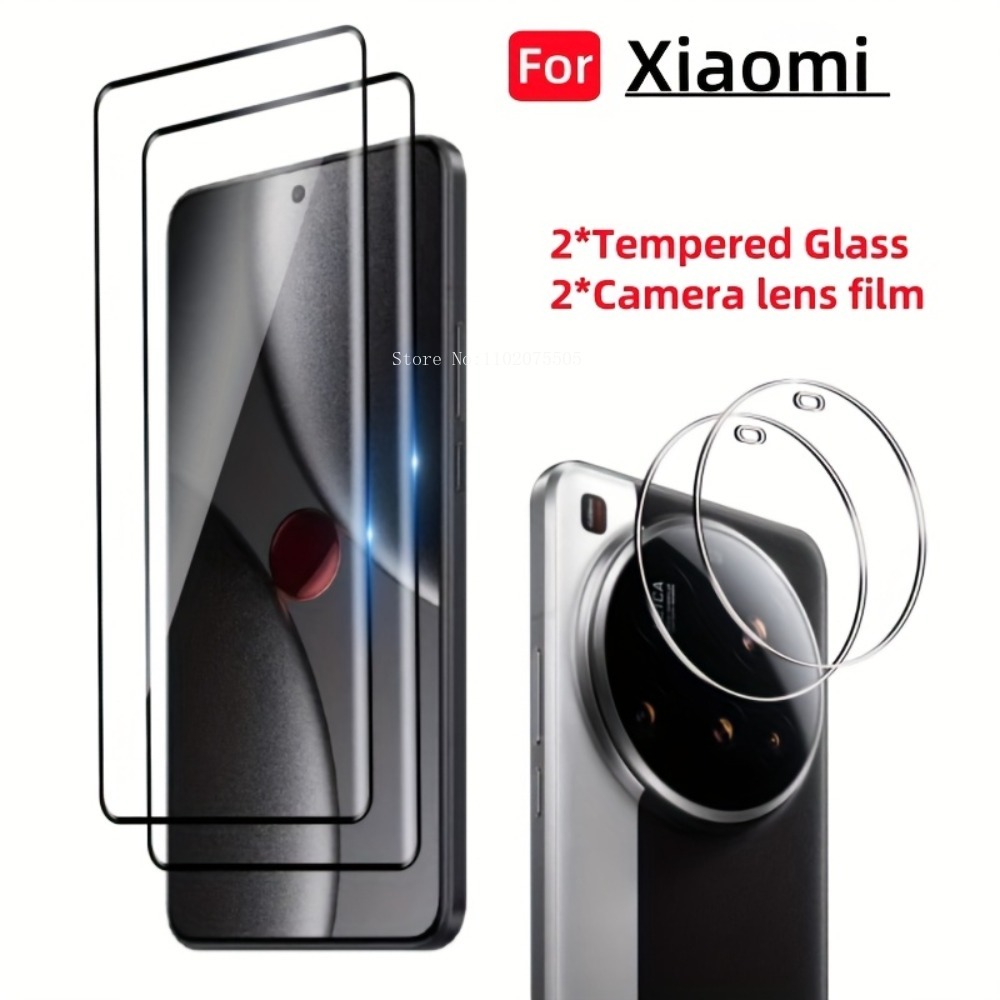 [4-in-1]2Pcs 3D Tempered Glass - Photography Kit Xiaomi 15 Ultra recension och pris
