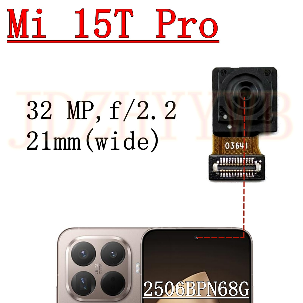 Backside Front Facing Rear Cam - Photography Kit Xiaomi 15T Pro recension och pris