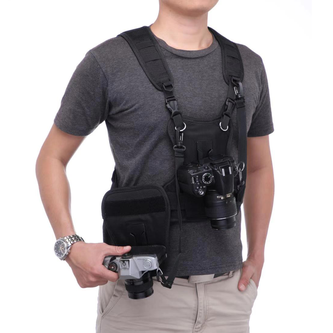 Carrying 2 DSLR Camera Double  - Photography Zone System recension och pris