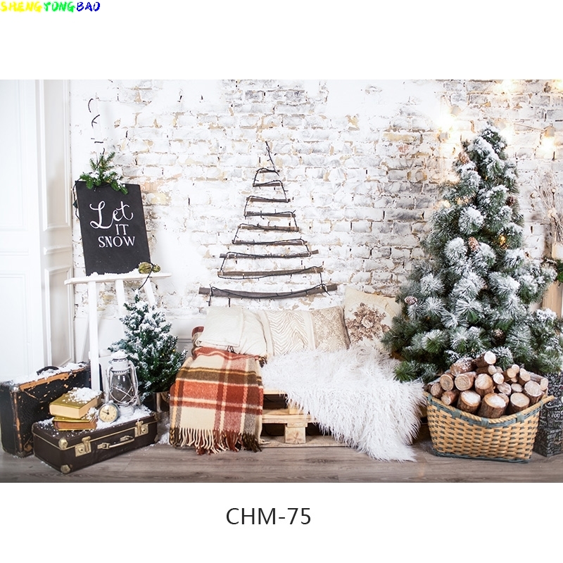 Vinyl Custom Christmas Indoor  - Photography Backdrop Muslin recension och pris