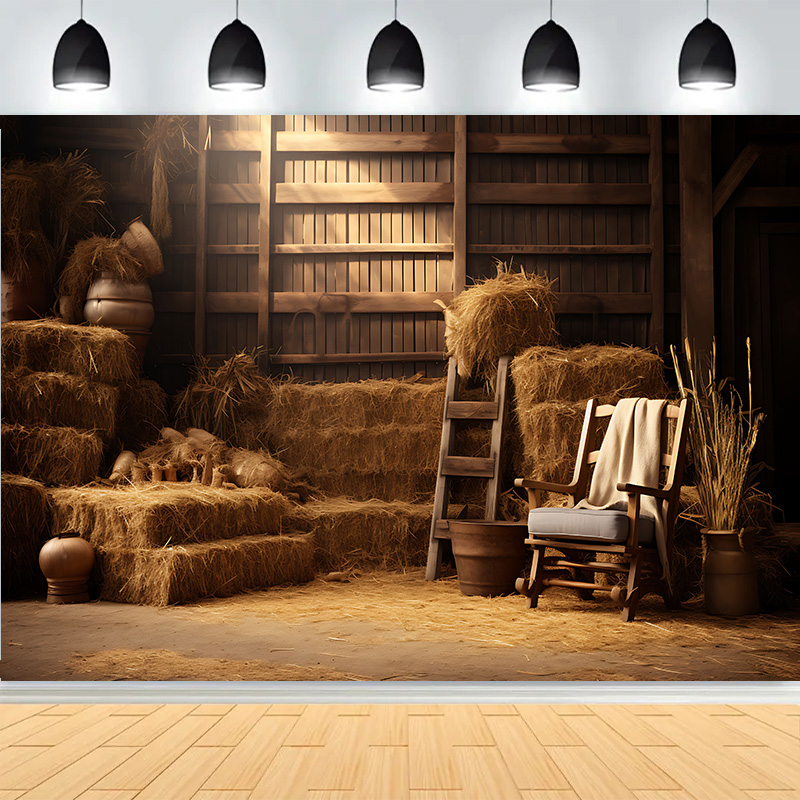 Western Cowboy Charm of the Co - Photography Backdrop Muslin recension och pris