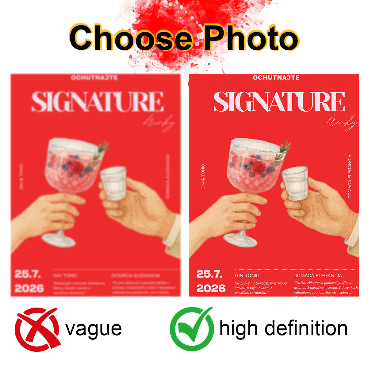 Custom Photo Advertising Poste - Photography Poster recension och pris