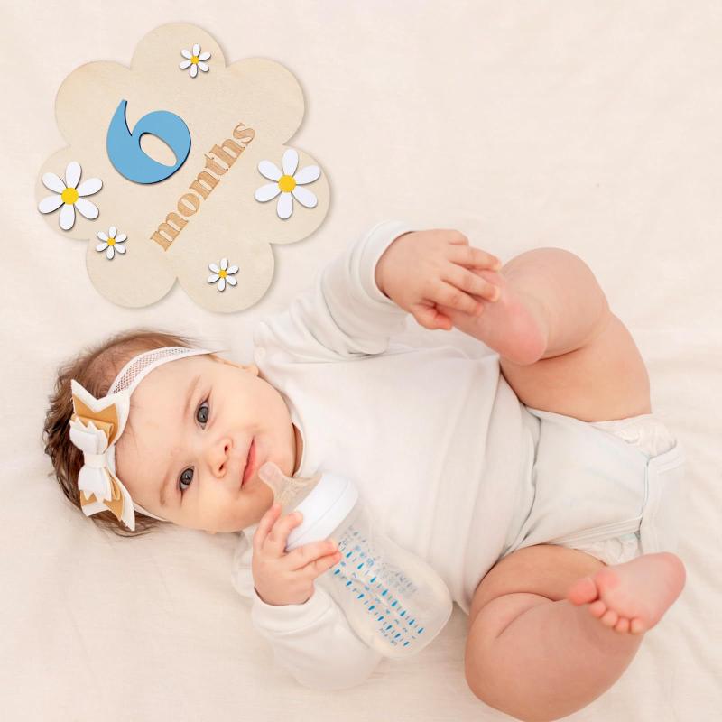 Wooden Baby Monthly Milestone  - Photography Cheat Sheet recension och pris