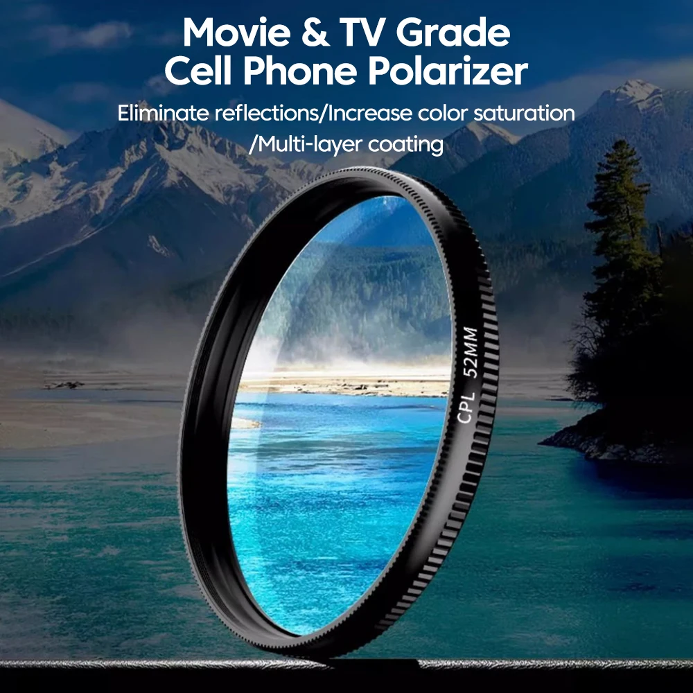 New 52mm CPL Mobile Phone Lens - Photography Kit Xiaomi 15T Pro recension och pris