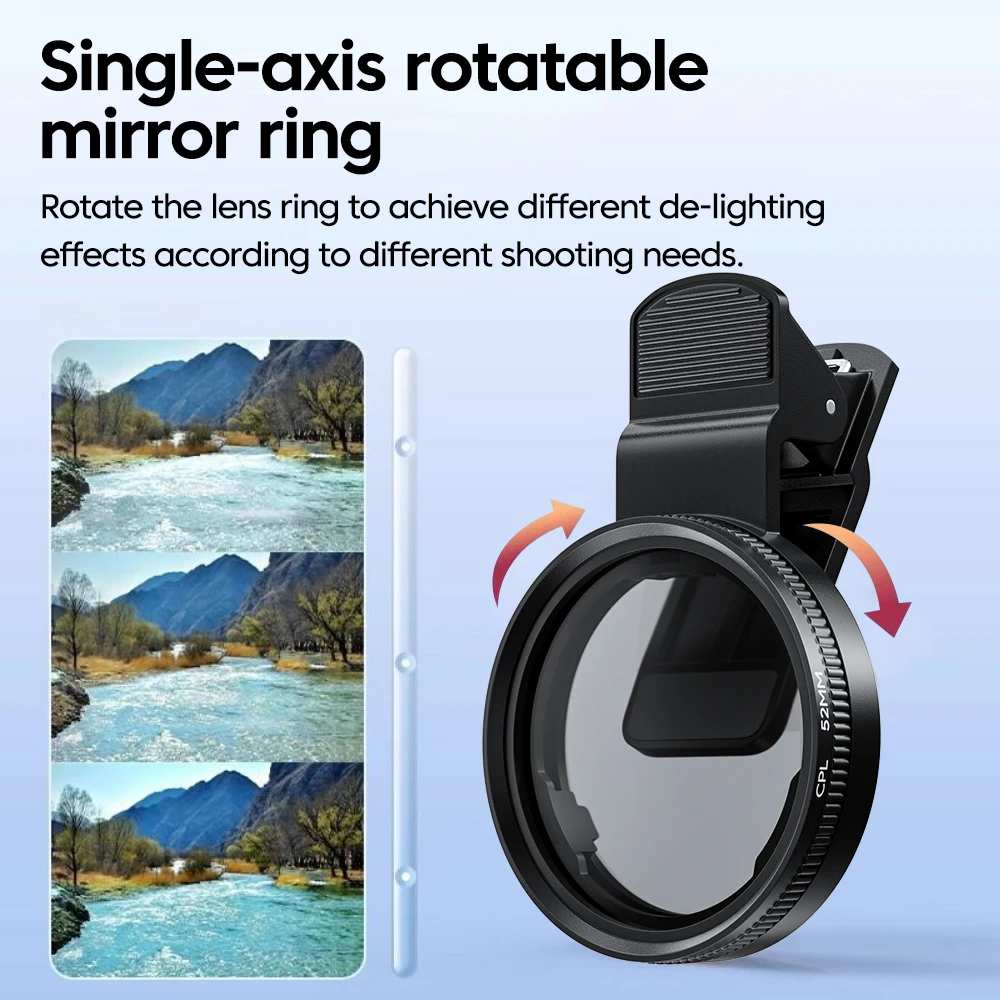 New 52mm CPL Mobile Phone Lens - Photography Kit Xiaomi 15T Pro recension och pris