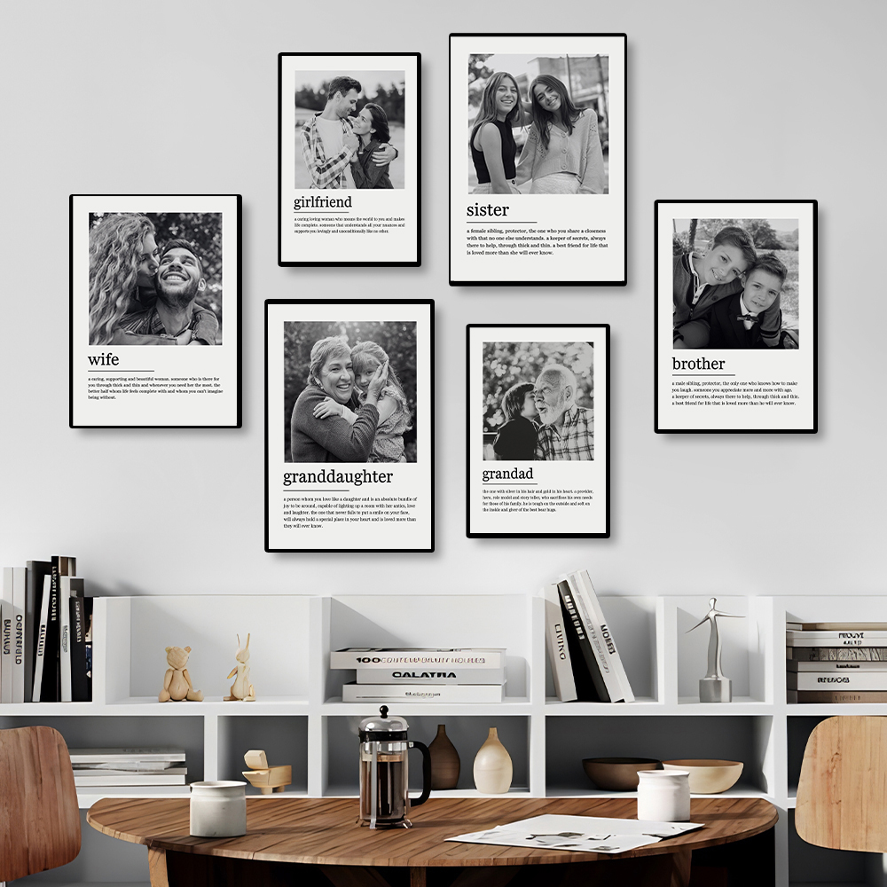 Custom Family Photo Canvas Pai - Photography Poster recension och pris