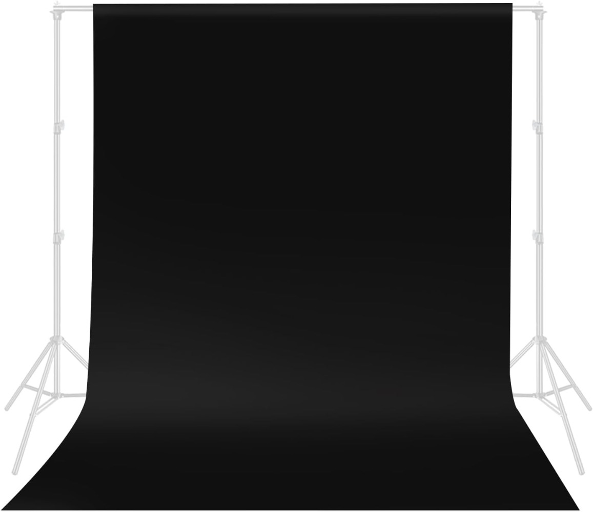Black Background for Photograp - Photography Backdrop Muslin recension och pris