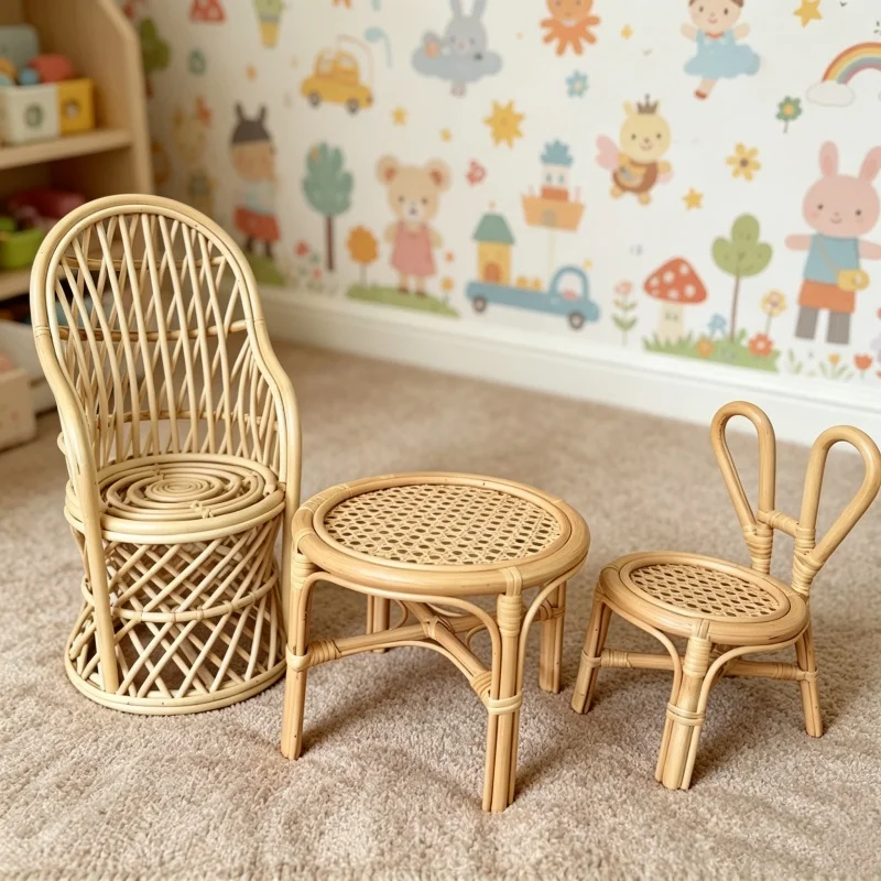 1pc Rattan Wood Handmade Woven - Photography Cheat Sheet recension och pris
