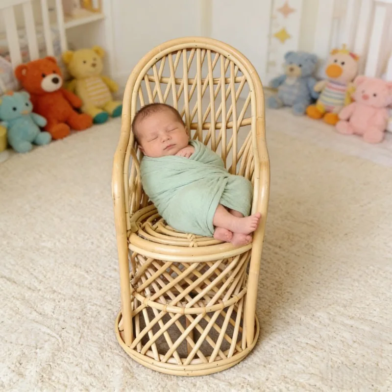 1pc Rattan Wood Handmade Woven - Photography Cheat Sheet recension och pris